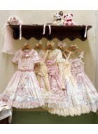 Mademoiselle Pearl Wedding Cake Blouse, Salopette, JSK and One Piece(Reservation/2 Colours/Full Payment Without Shipping)